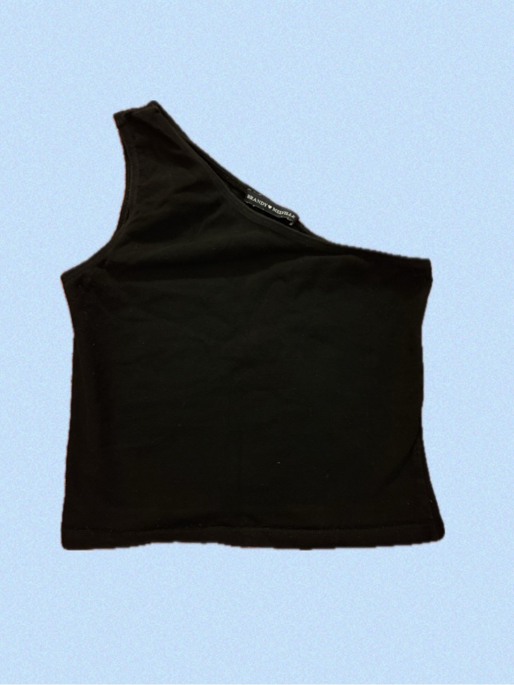 Brandy Melville Cotton Asymmetrical Crop Top